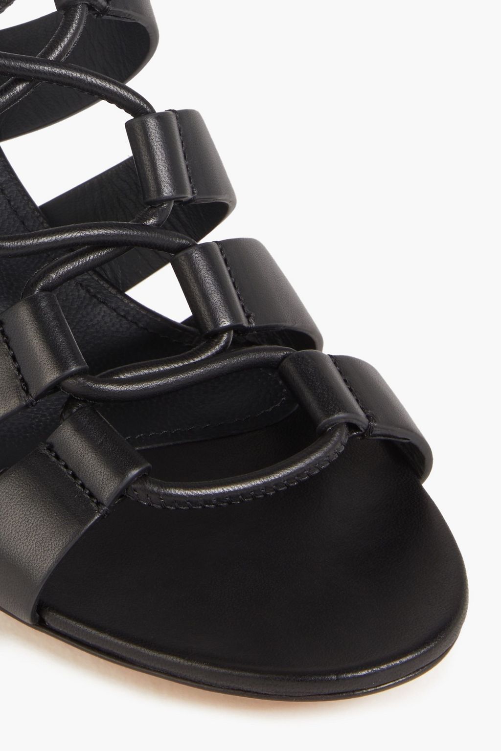 FERRAGAMO Sirmio 55 lace-up leather sandals