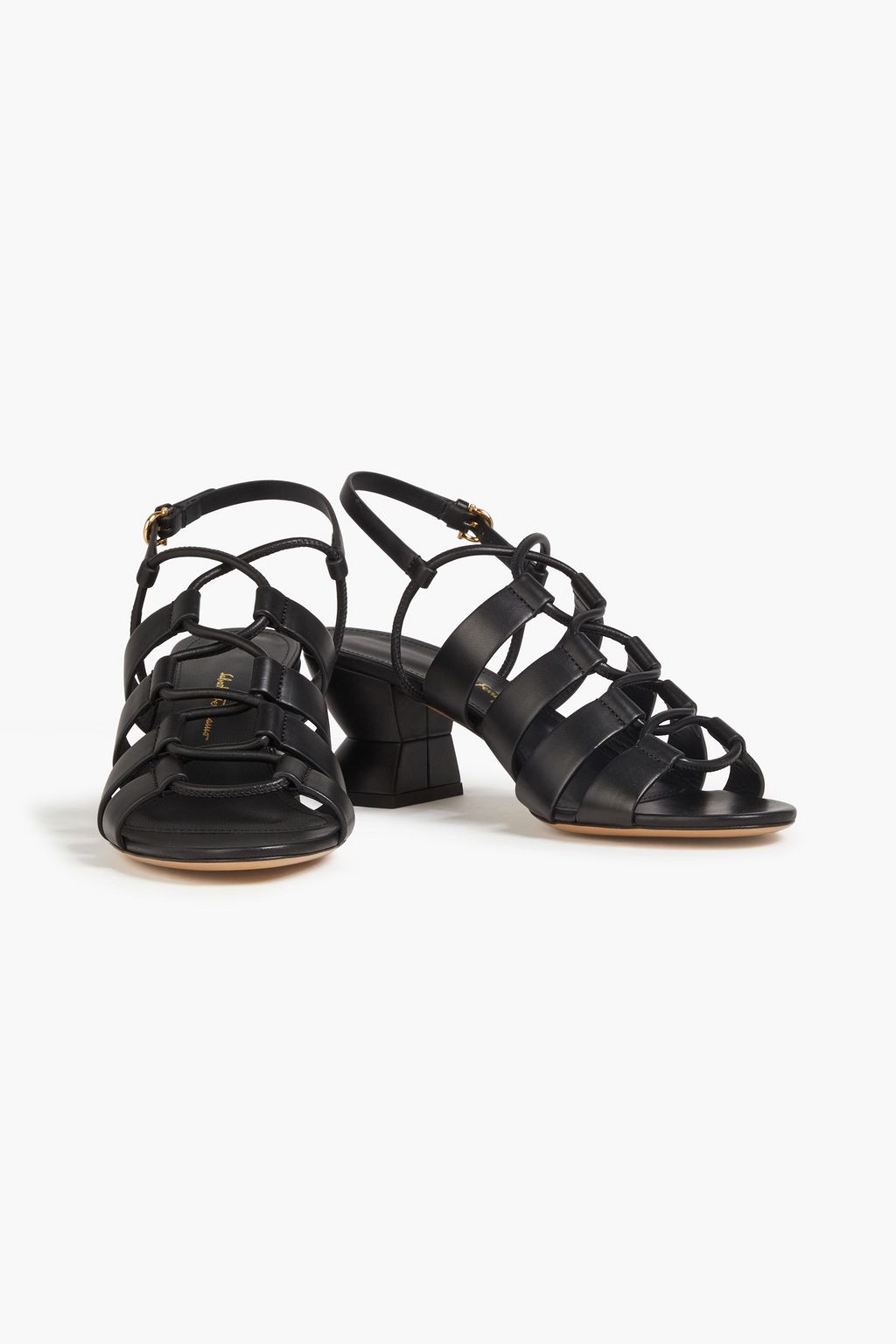 FERRAGAMO Sirmio 55 lace-up leather sandals