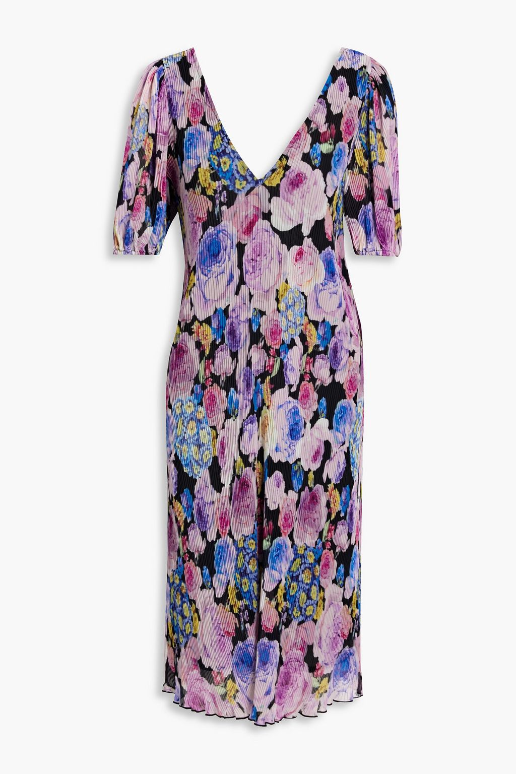 Ganni flower deals dress