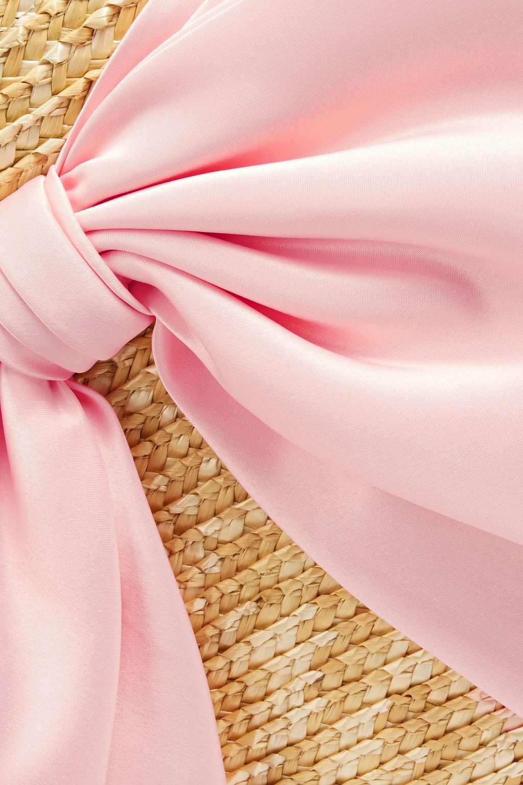 EUGENIA KIM Carlotta bow-embellished straw tote