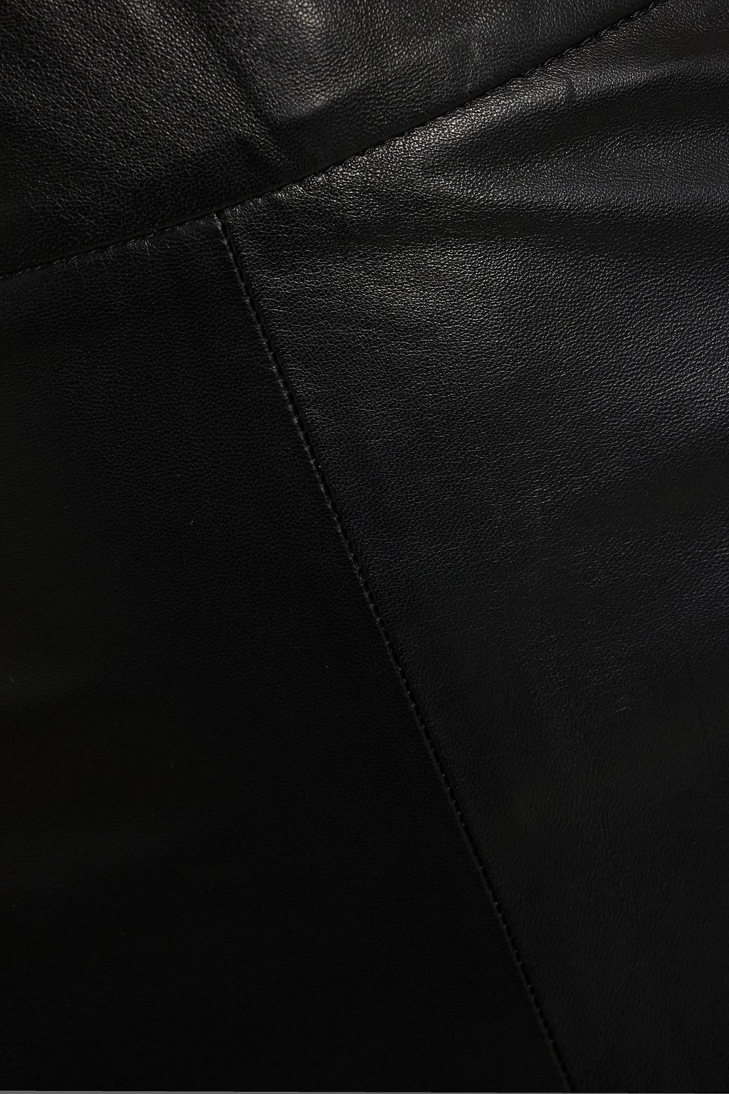 BRUNELLO CUCINELLI Leather tapered pants