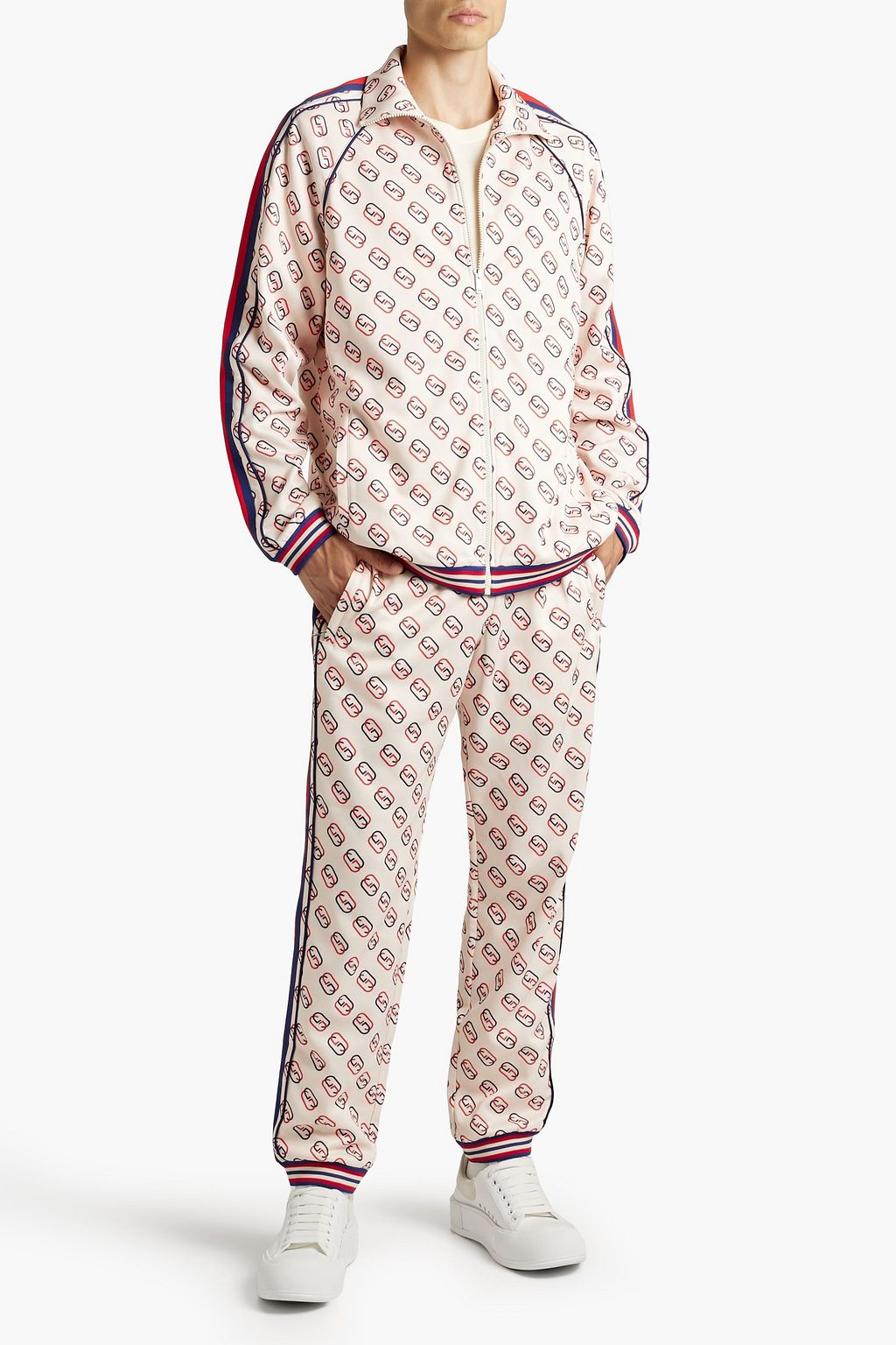 GUCCI Logo-print jersey track jacket