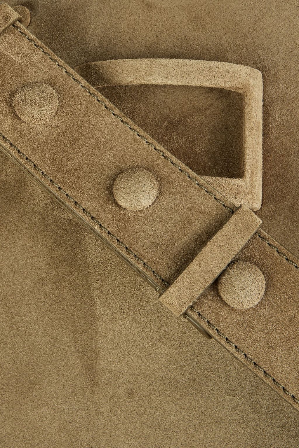 ROGER VIVIER Viv buckle-embellished suede shoulder bag