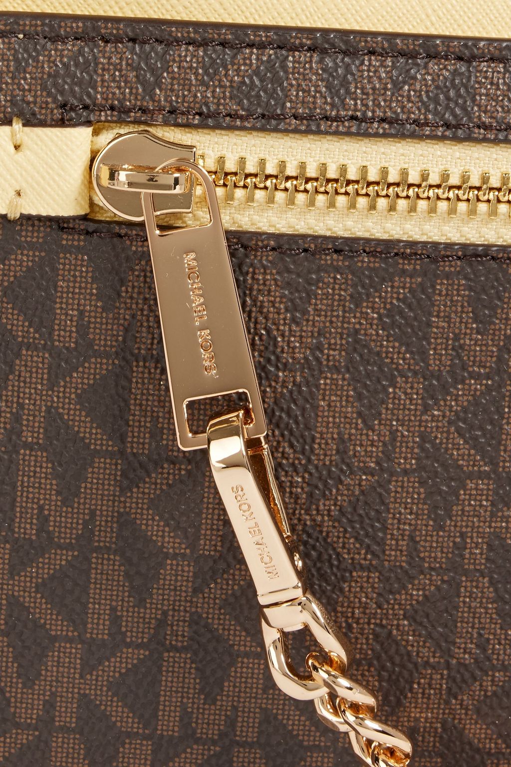 MICHAEL MICHAEL KORS Logo-print faux leather shoulder bag