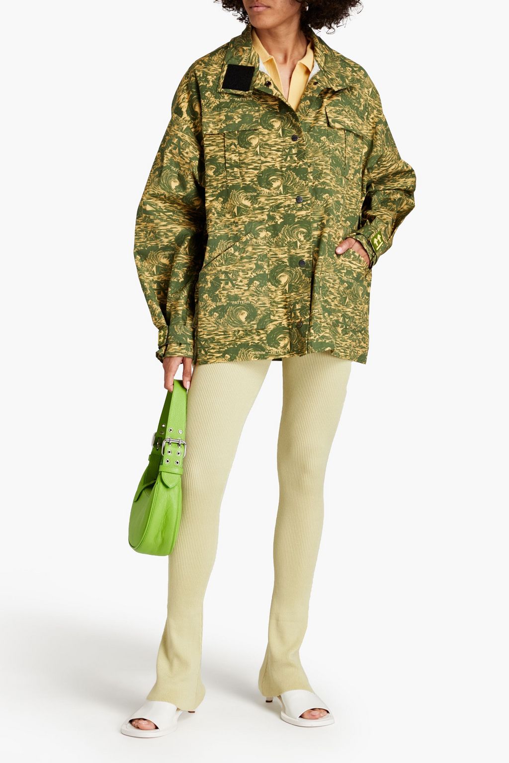OFF-WHITE™ Printed cotton jacket