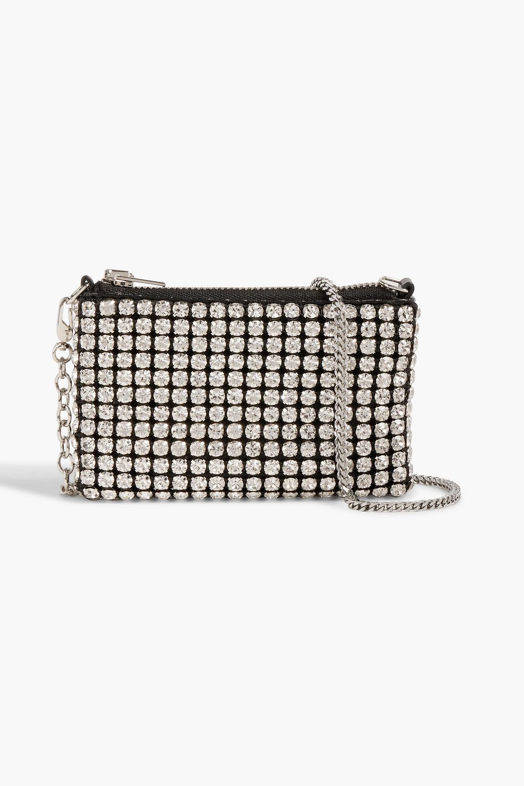 ALEXANDER WANG Heiress nano crystalembellished mesh shoulder bag THE