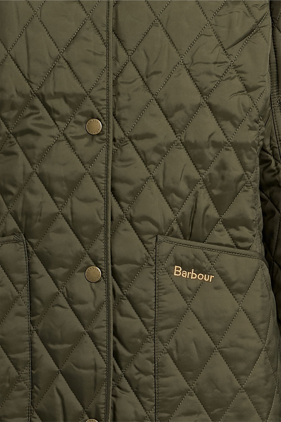 Barbour Annandale Corduroy-trimmed Quilted Shell Jacket In Green