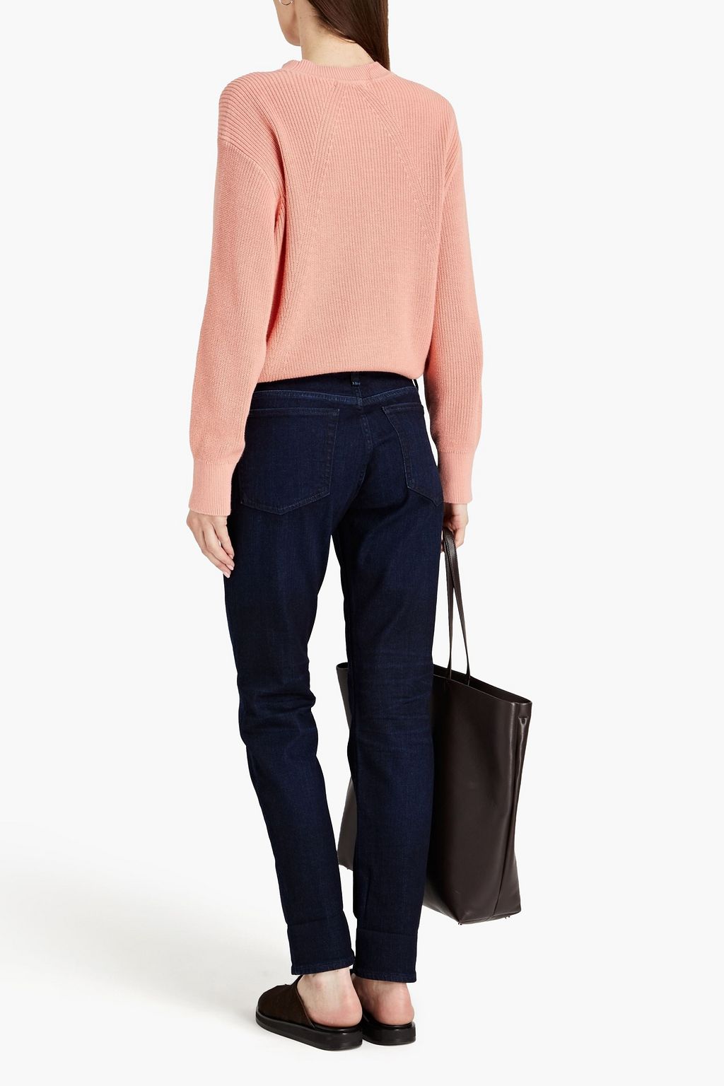 RAG & BONE 페이디드 로우라이즈 슬림 레그 진