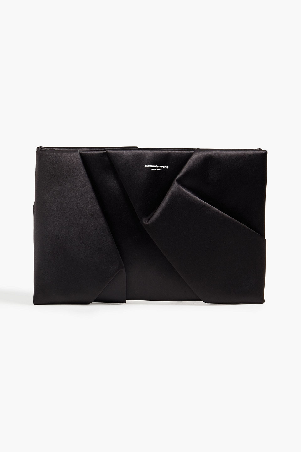 Alexander Wang Satin Pouch In Black