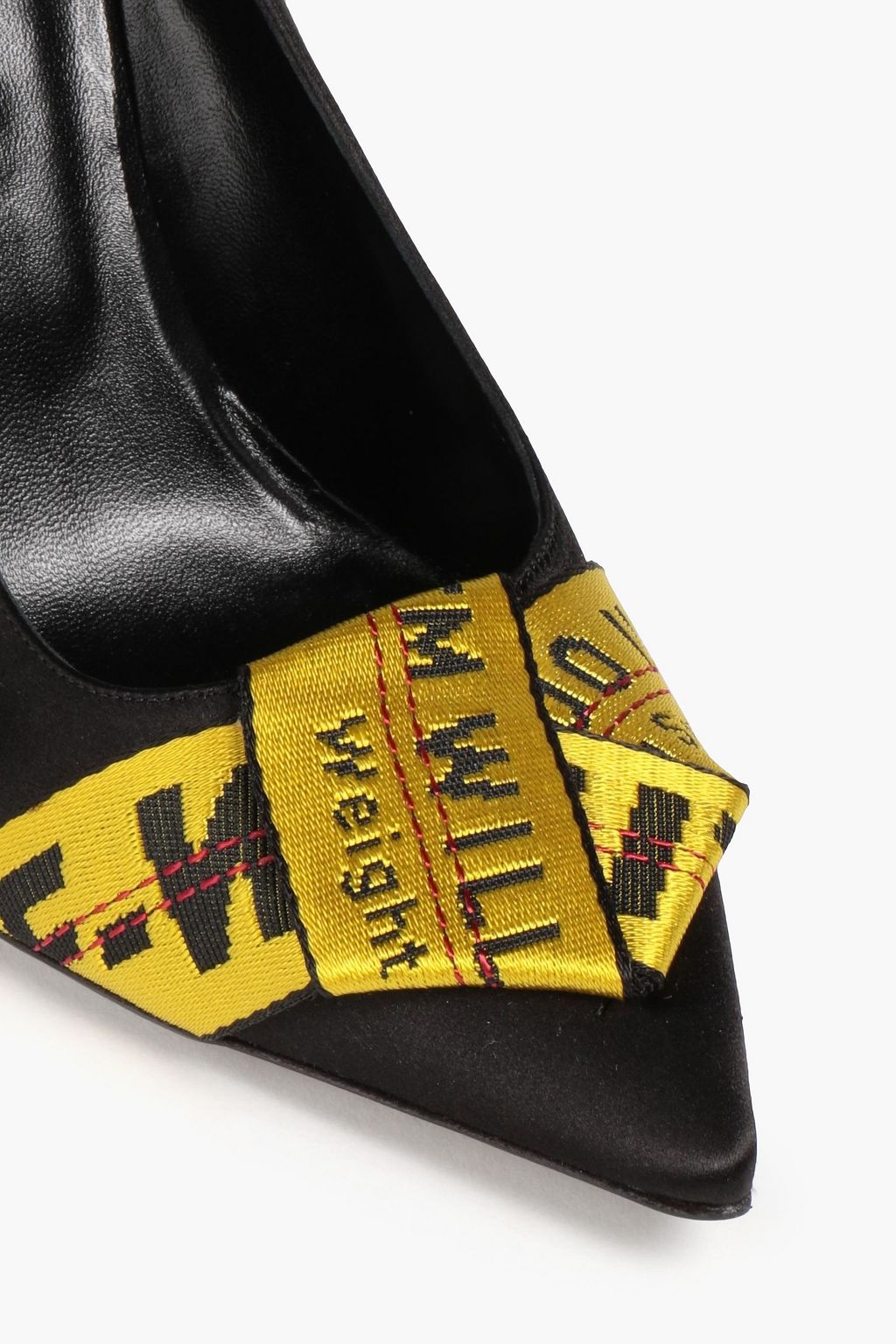 OFF-WHITE™ Satin pumps