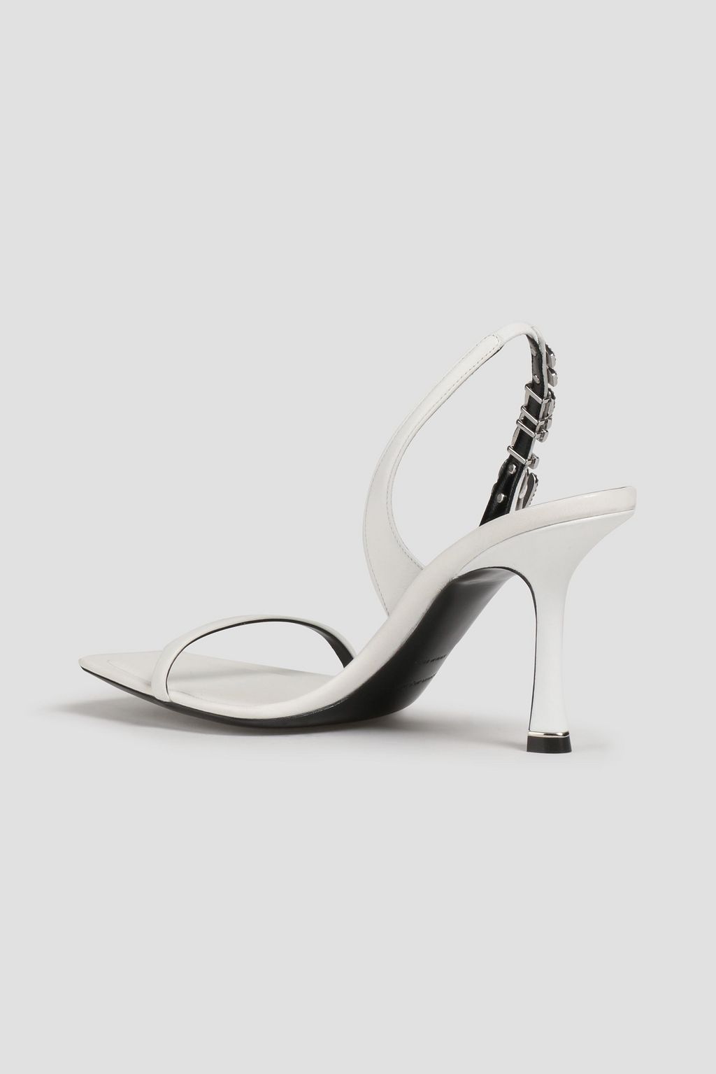 ALEXANDER WANG Crystal-embellished leather sandals