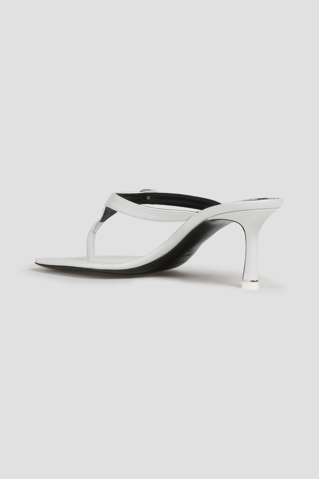 ALEXANDER WANG Ivy 65 crystal-embellished leather mules