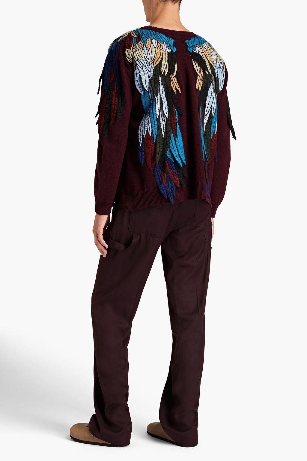 VALENTINO GARAVANI Embroidered wool sweater