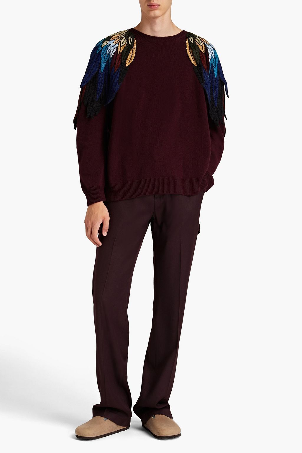 VALENTINO GARAVANI Embroidered wool sweater