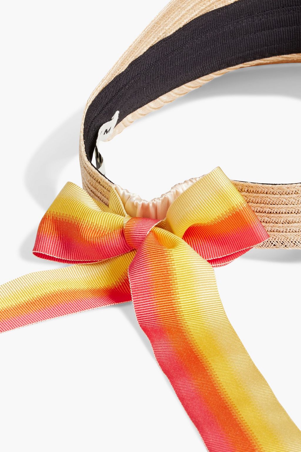 EUGENIA KIM Ricky bow-detailed hemp-blend visor