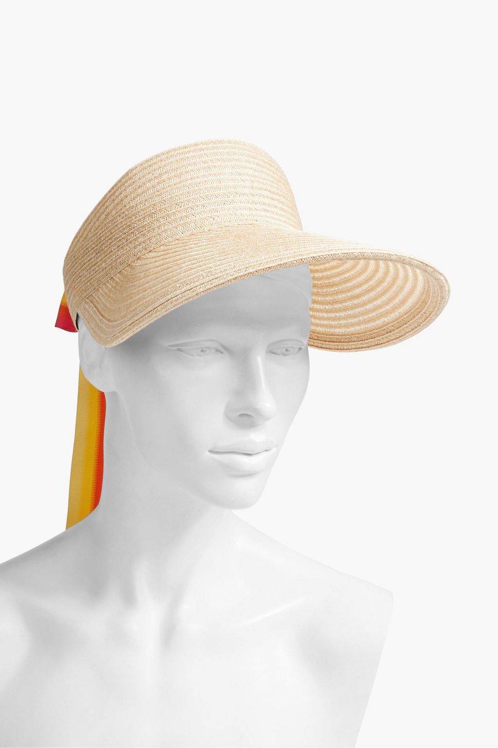 EUGENIA KIM Ricky bow-detailed hemp-blend visor
