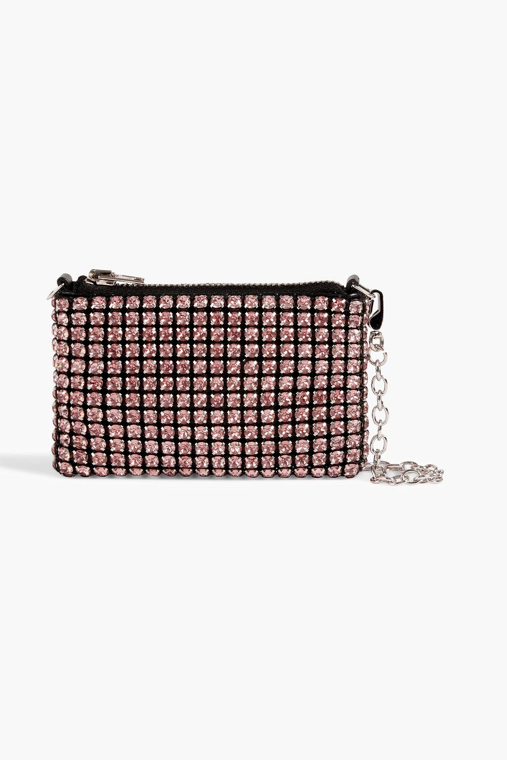 ALEXANDER WANG Wangloc nano crystal-embellished shell shoulder bag ...