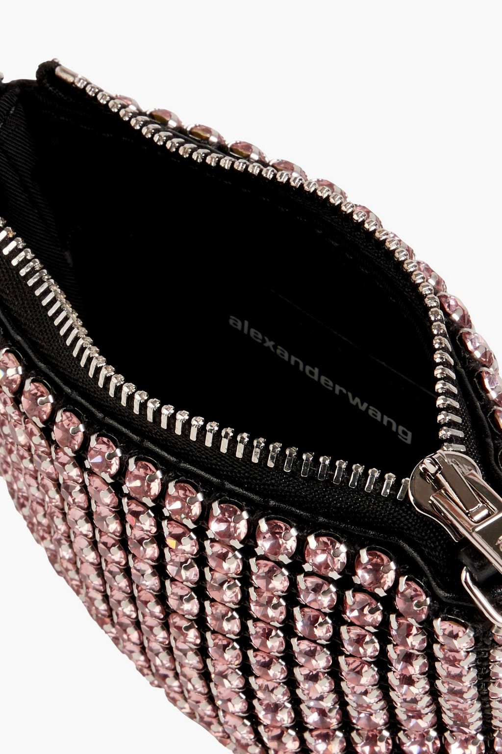ALEXANDER WANG Wangloc nano crystal-embellished shell shoulder bag