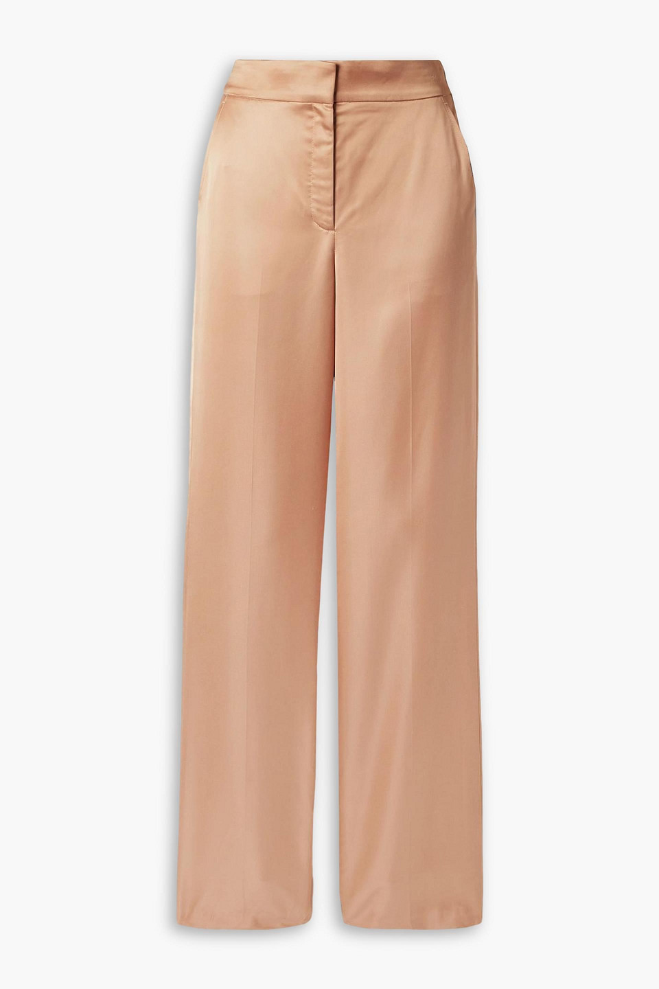 A.l.c Ford Straight Leg Satin Pants In Blush