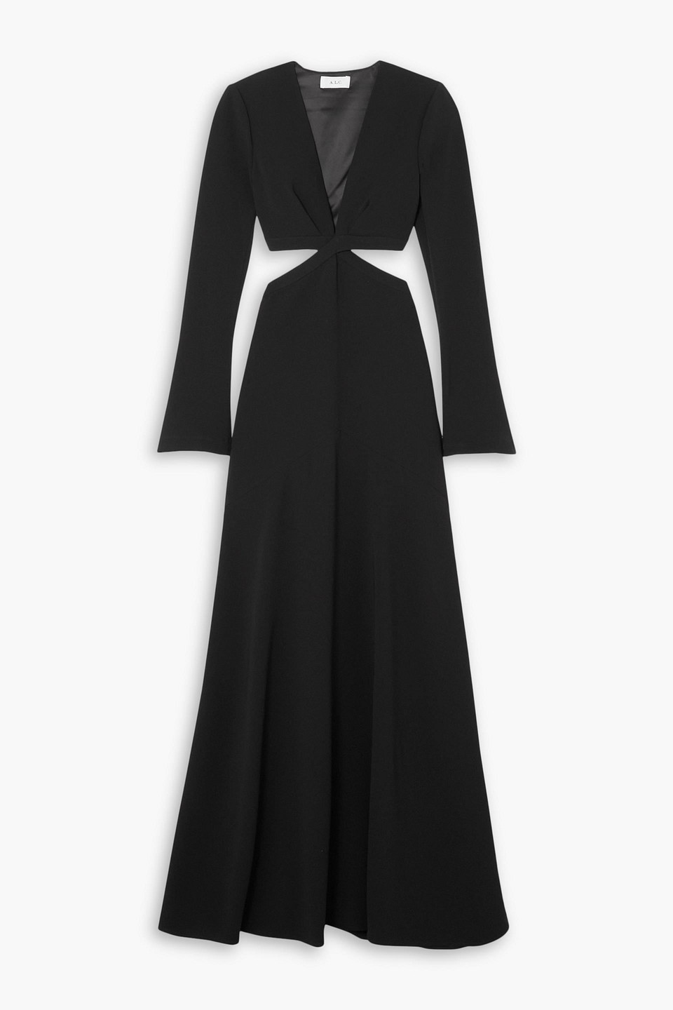 alc black maxi dress A.L.C. Women's Bianca Pleated Strapless Gown - Black main image 0