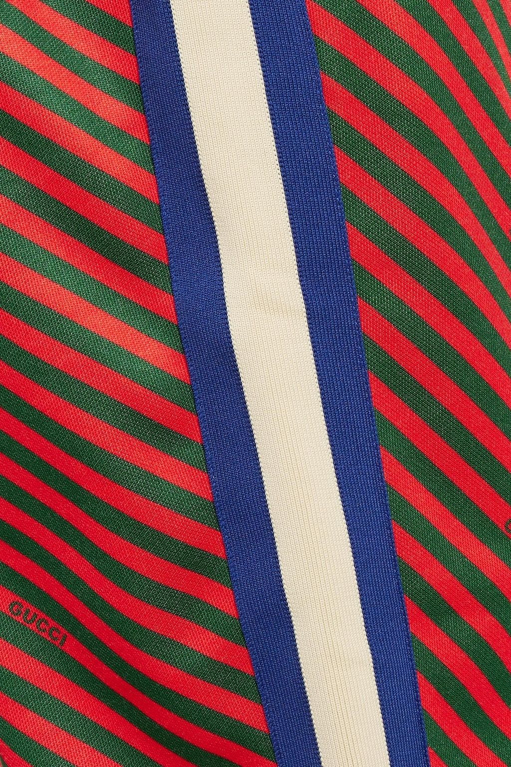 GUCCI Striped jersey sweatpants