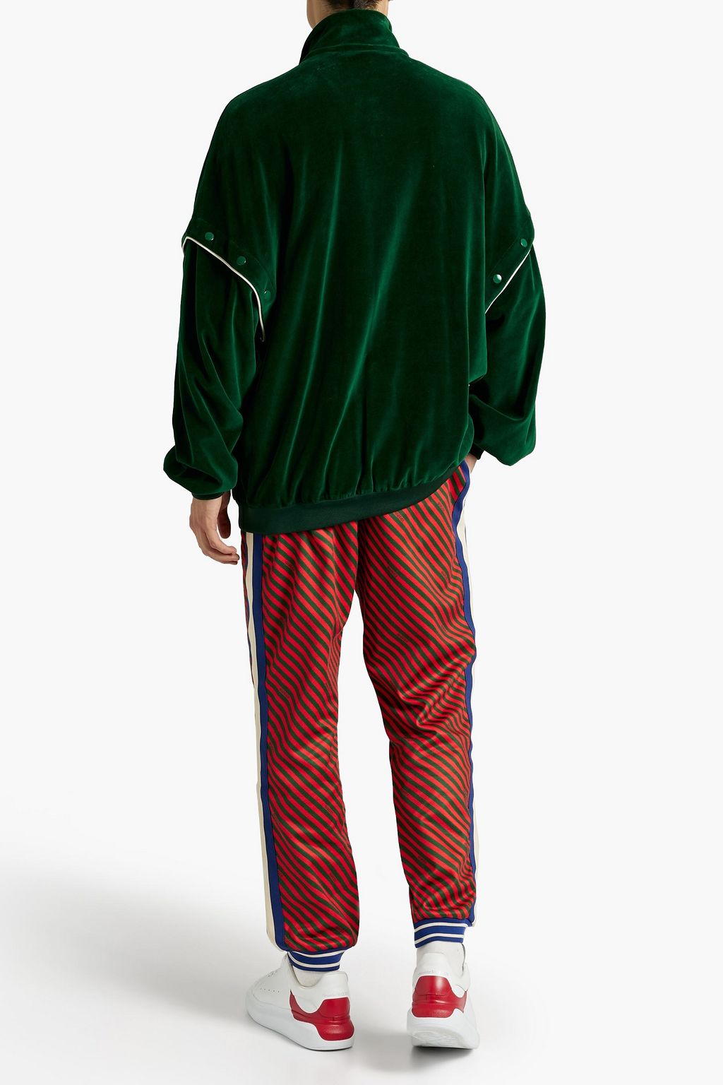GUCCI Striped jersey sweatpants