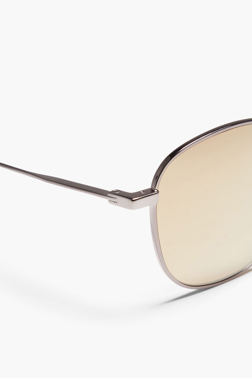 SAINT LAURENT Stahlgraue Sonnenbrille mit D-Rahmen