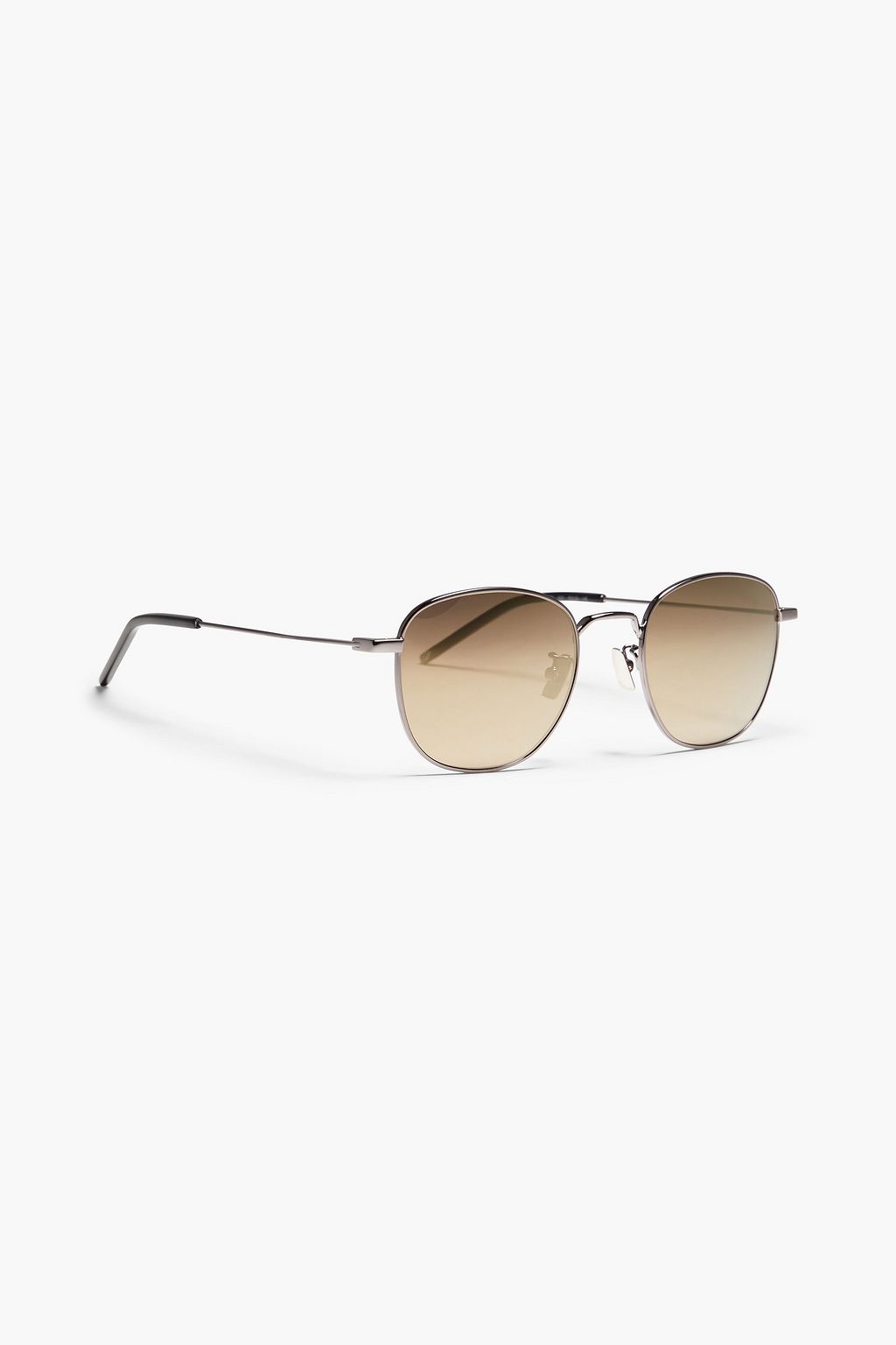 SAINT LAURENT Stahlgraue Sonnenbrille mit D-Rahmen
