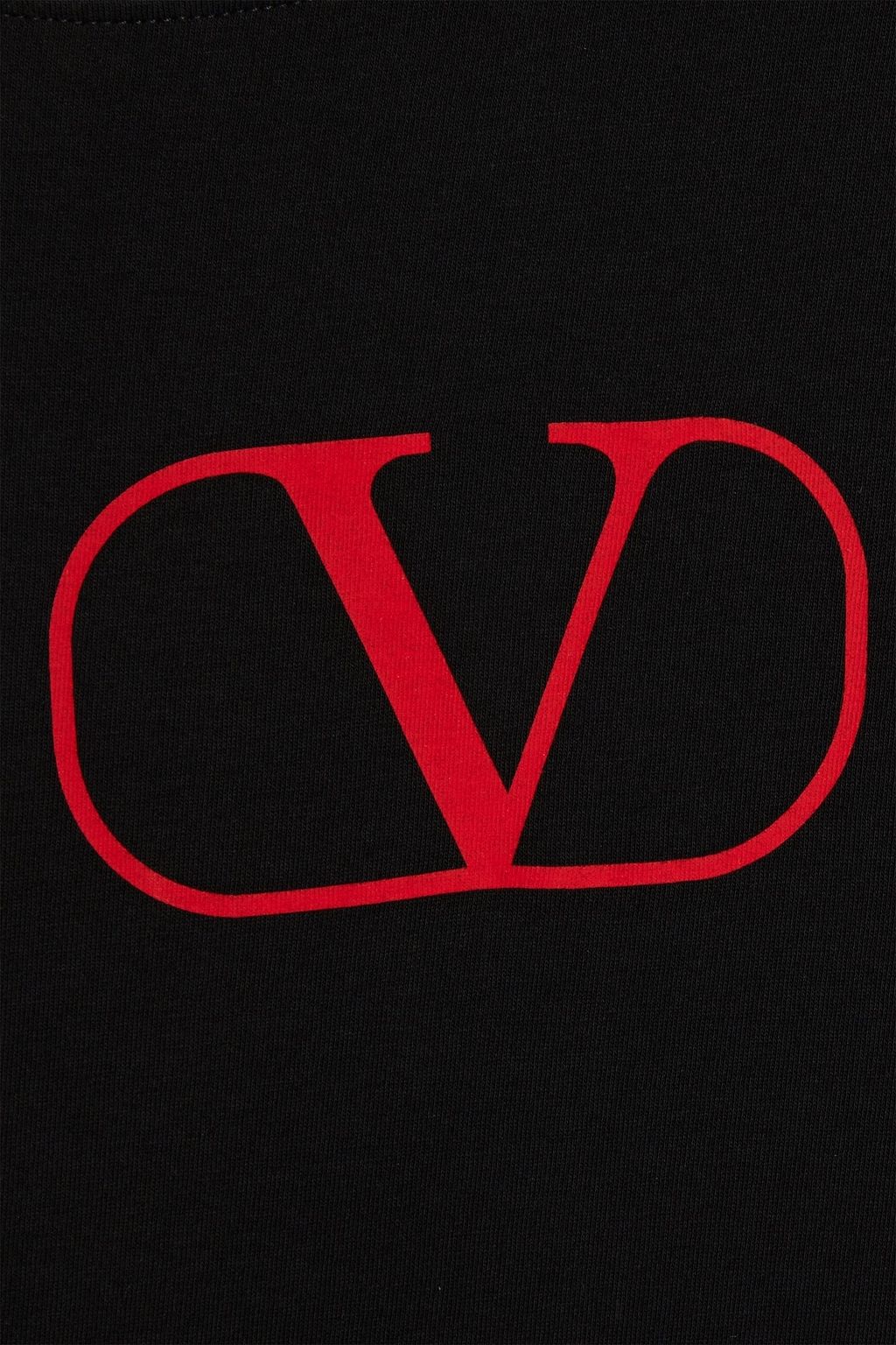 VALENTINO Printed cotton-jersey T-shirt
