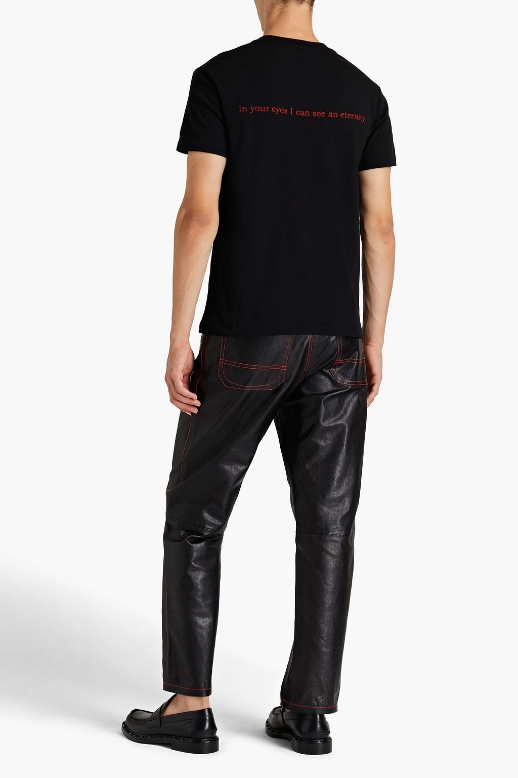 VALENTINO Printed cotton-jersey T-shirt
