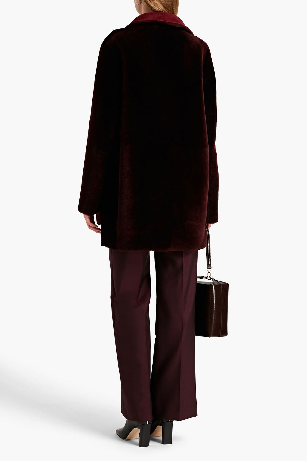 THEORY Clairene shearling coat