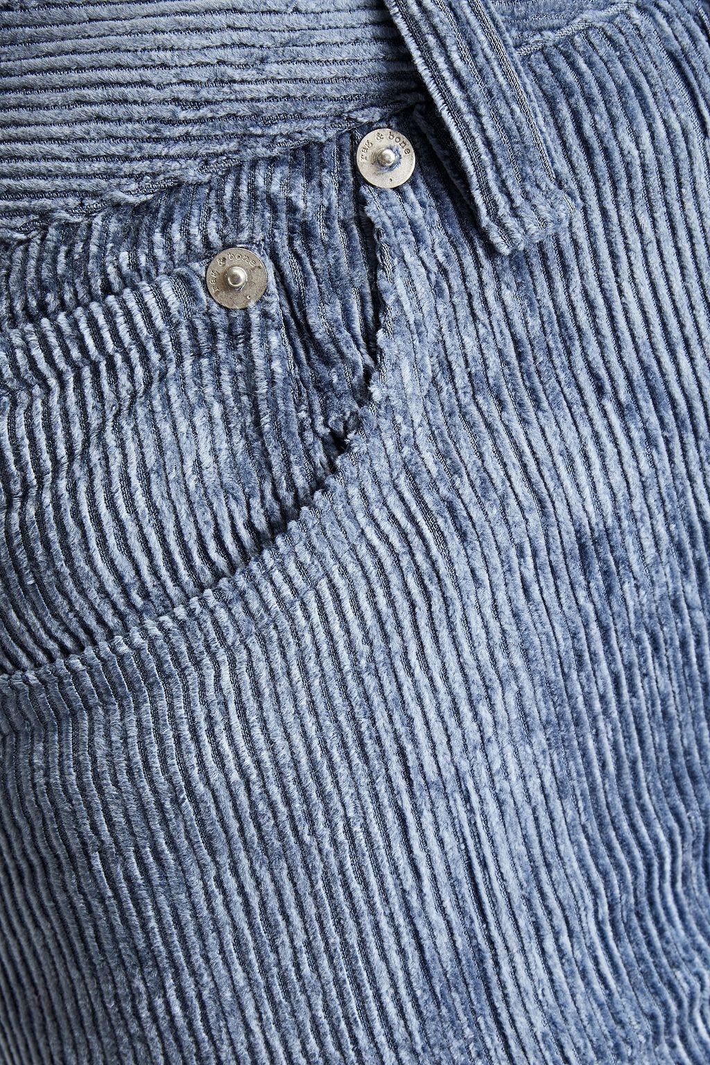 RAG & BONE بنطلون قصير ’روزا’ من قماش كوردروي بقصة مدببة