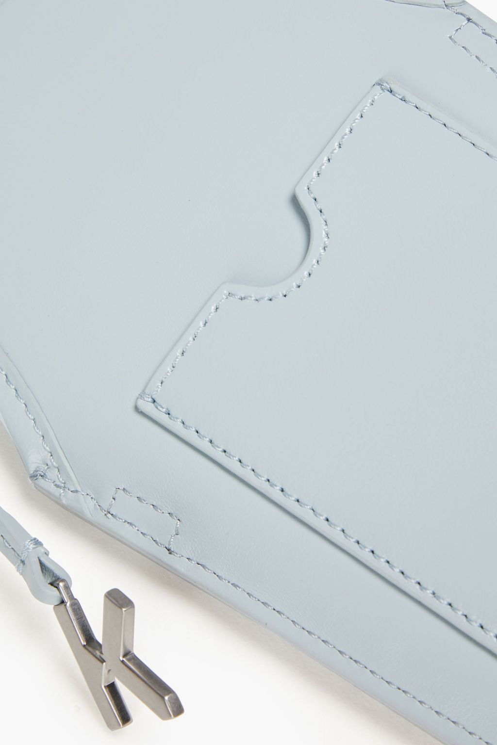 KENZO Glossed-leather phone pouch