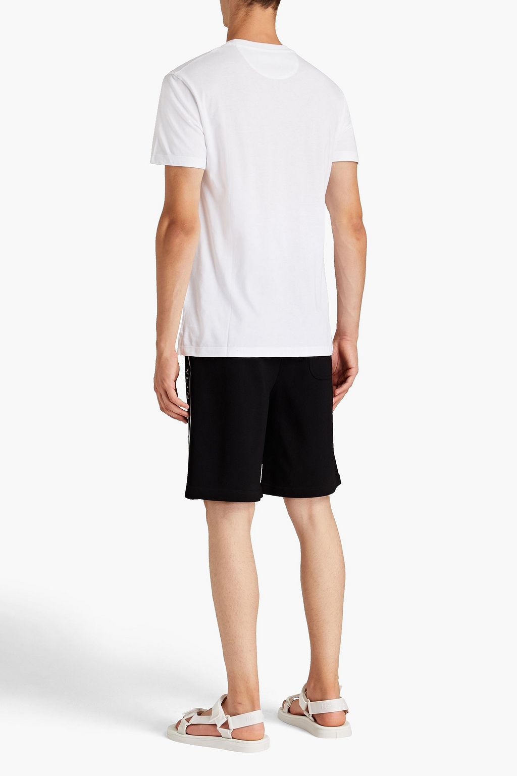 VALENTINO Printed ponte shorts