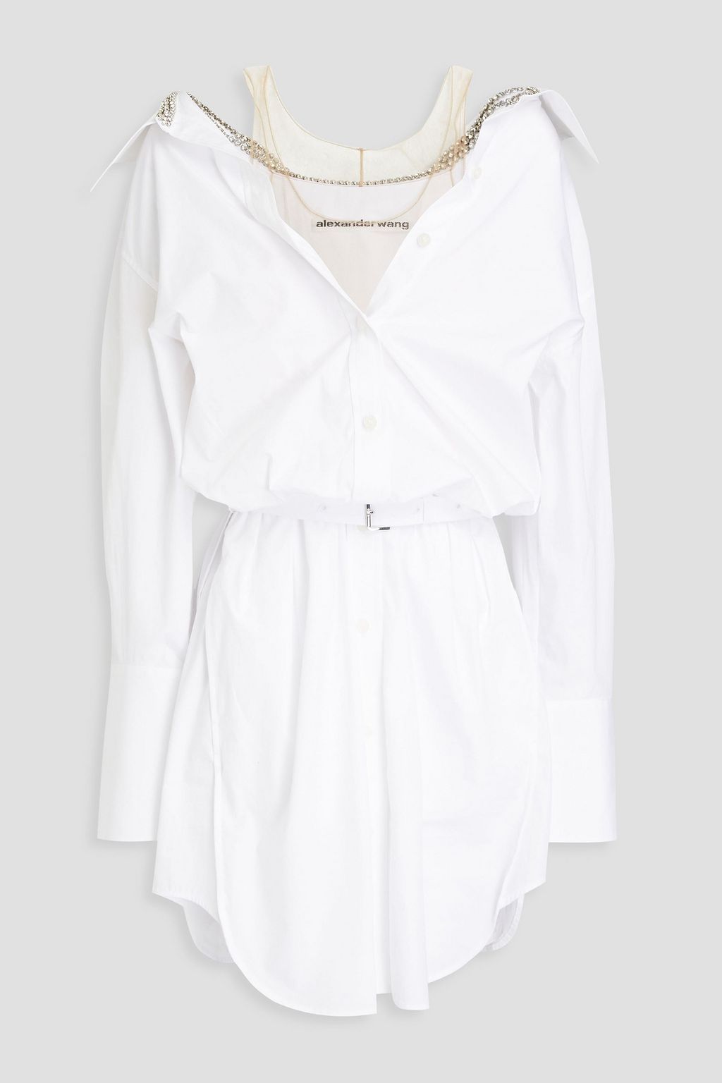 Alexander wang white shirt dress Clearance