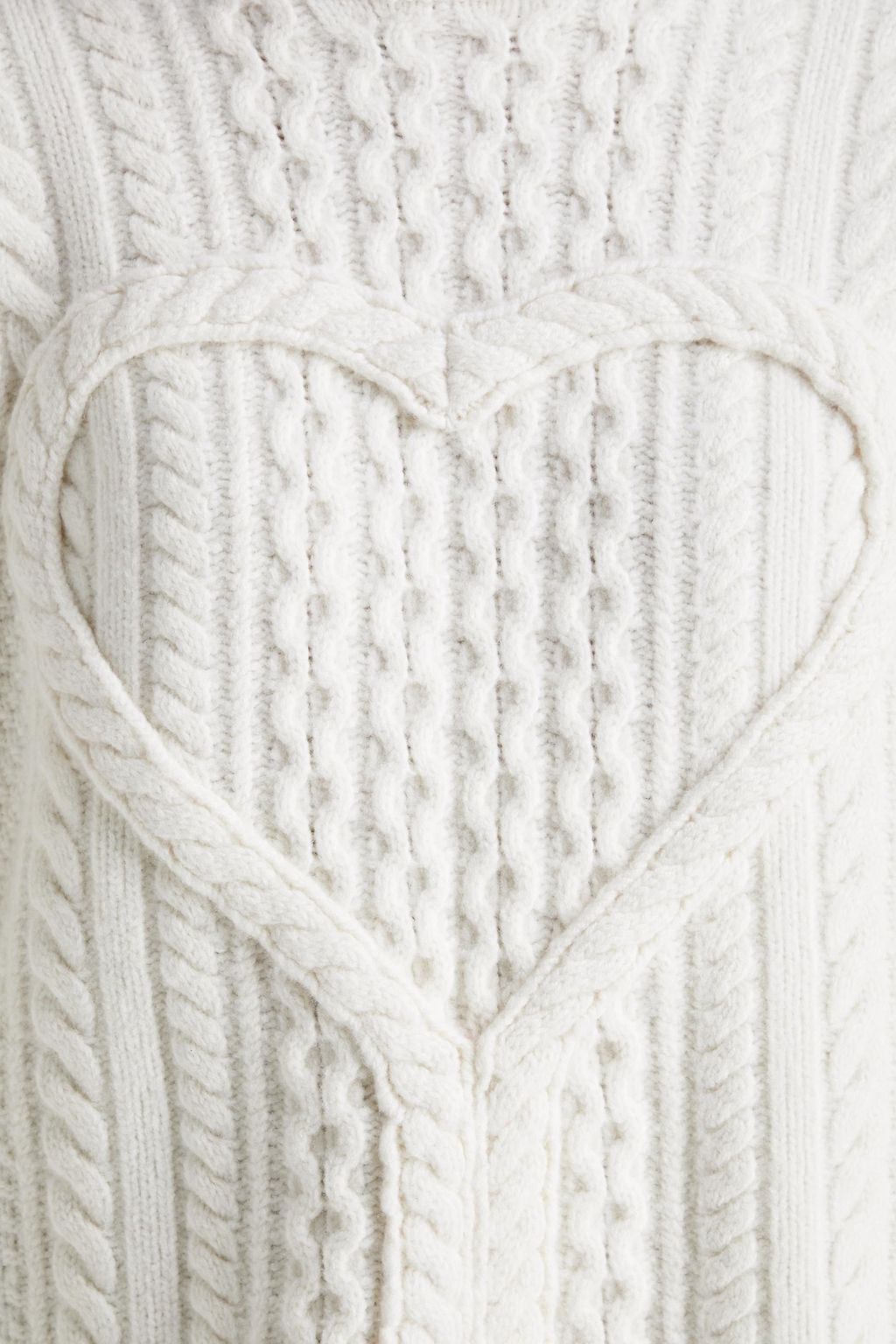 ALEXANDER WANG Cable-knit wool sweater
