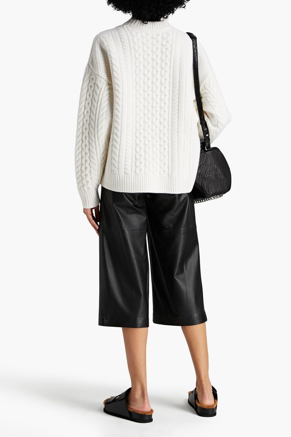 ALEXANDER WANG Cable-knit wool sweater