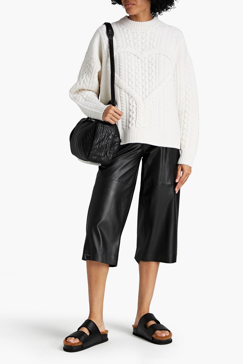 ALEXANDER WANG Cable-knit wool sweater
