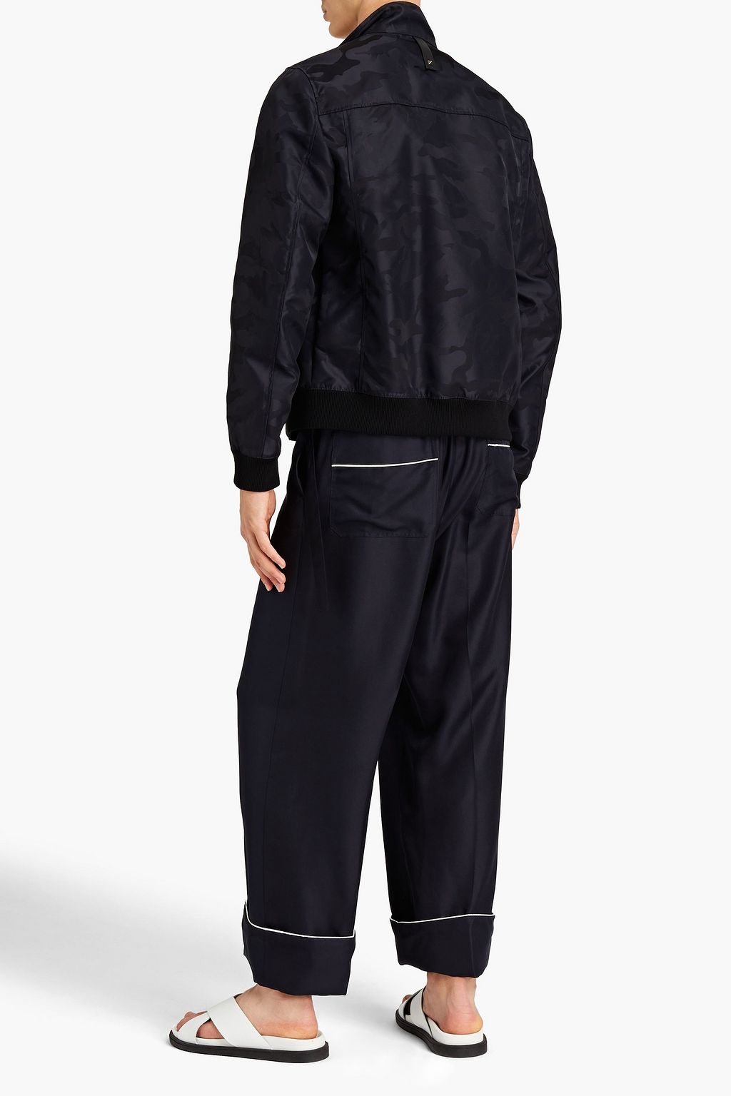VALENTINO Silk-blend pants