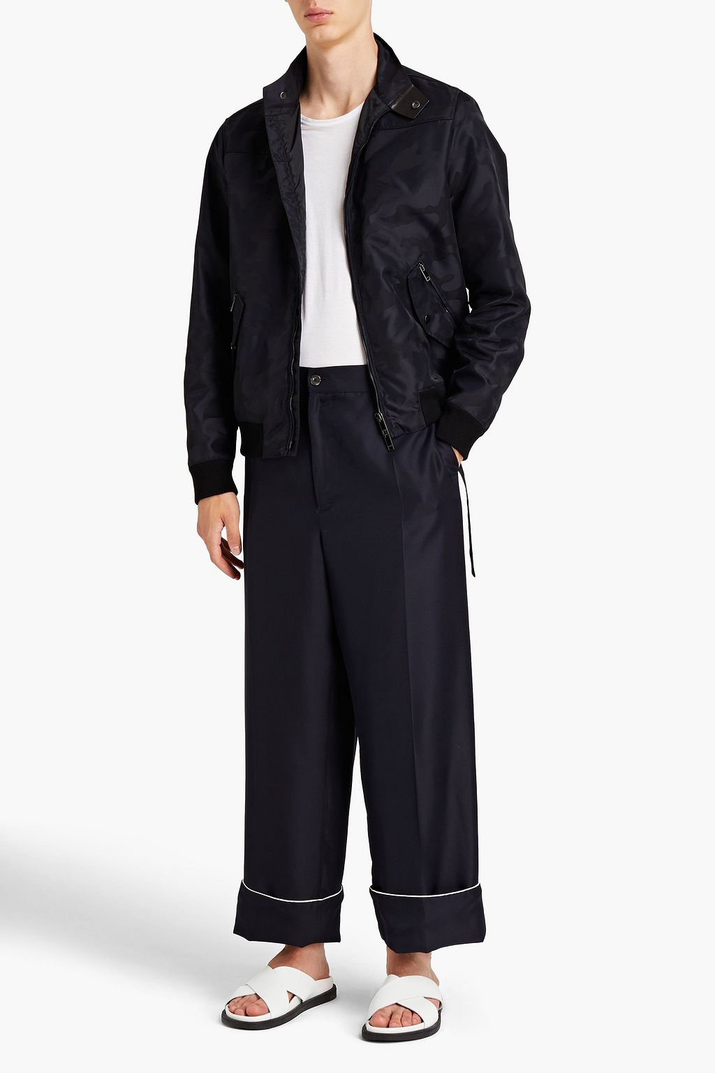 VALENTINO Silk-blend pants