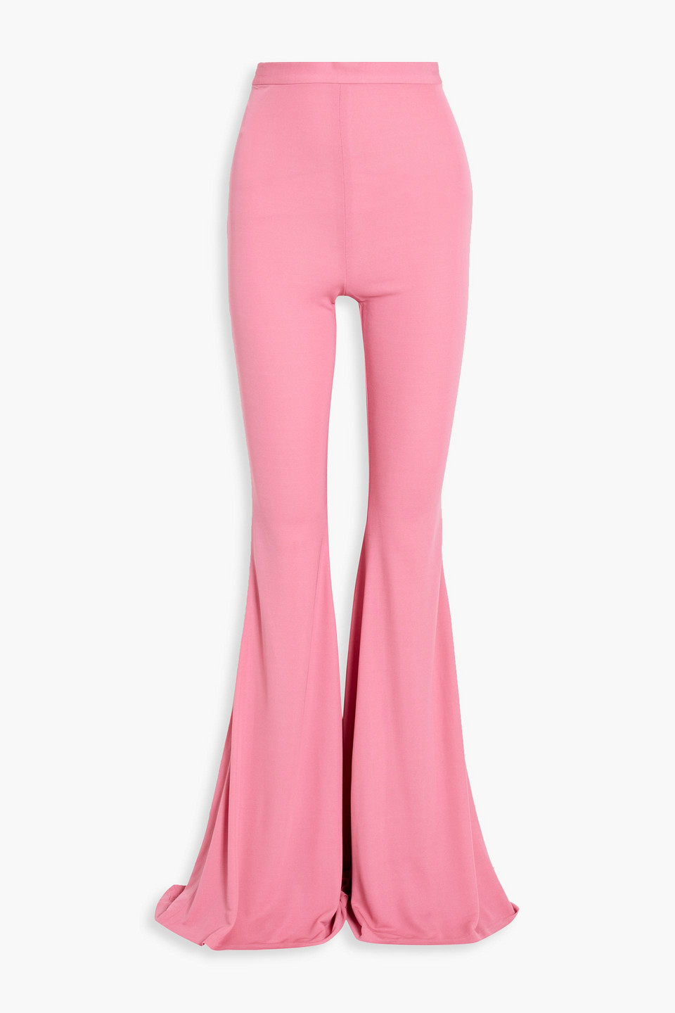 balmain - knitted flared pants - pink - fr 34