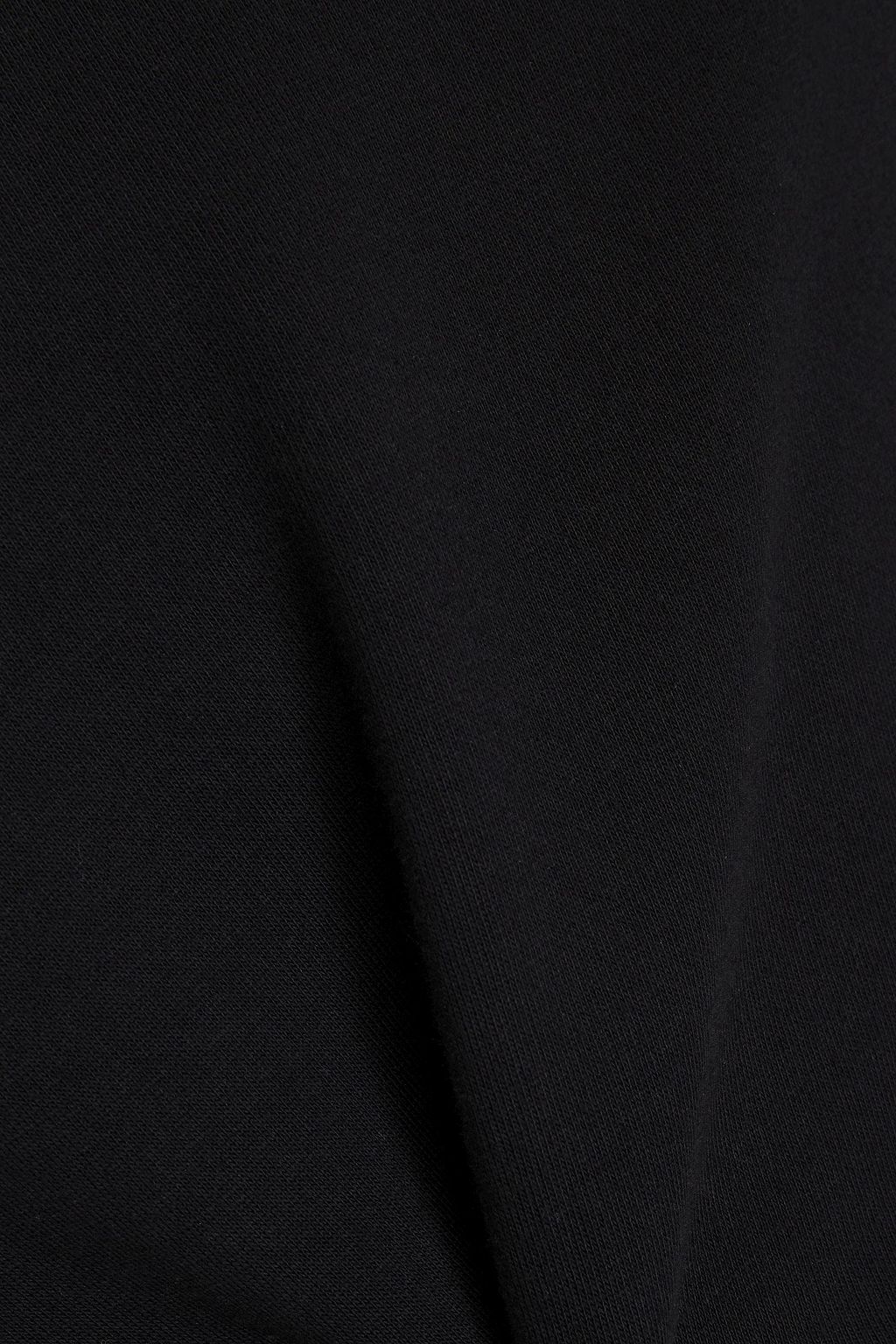 VALENTINO GARAVANI Eyelet-embellished French cotton-terry sweatshirt