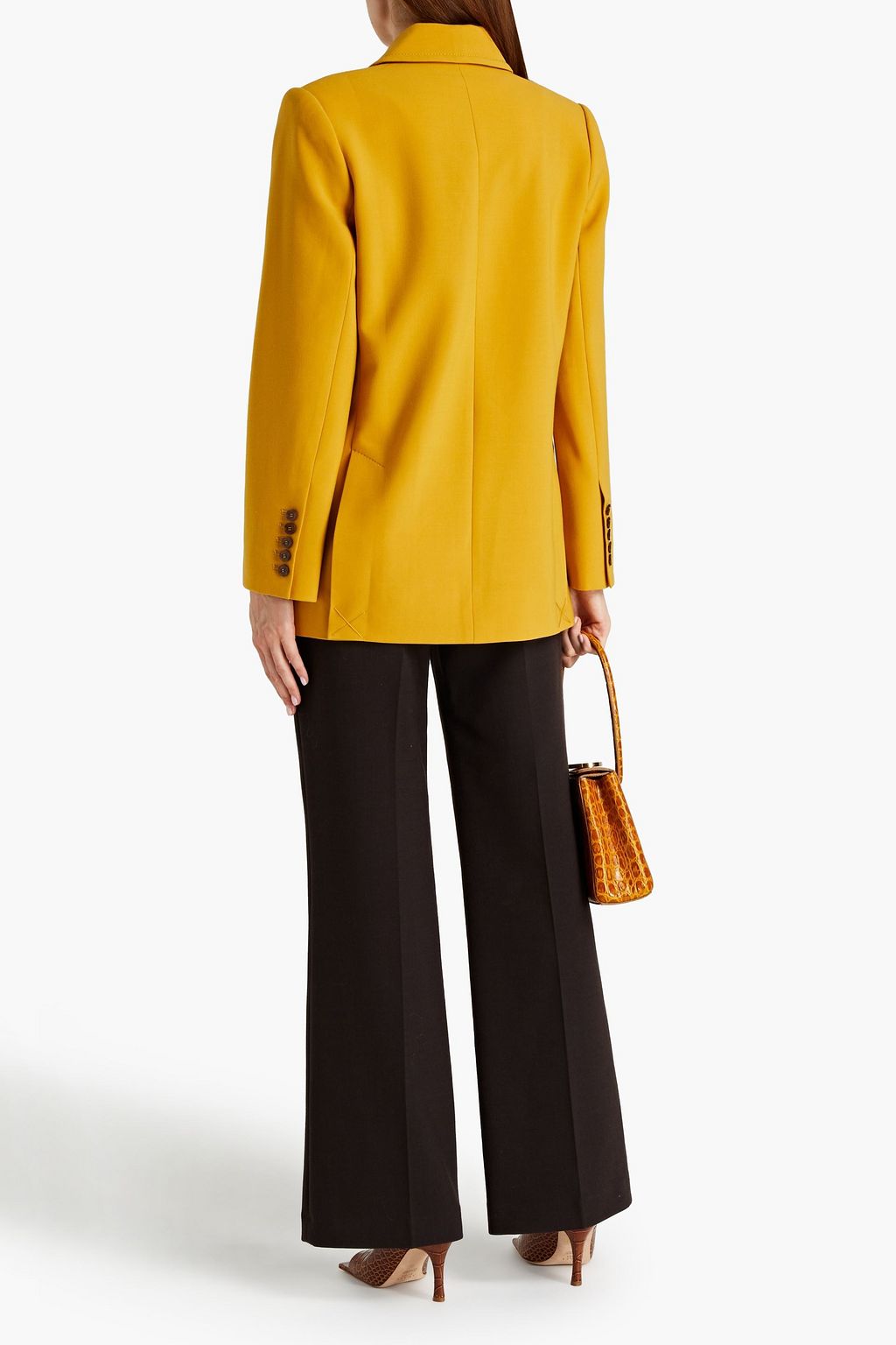 ZIMMERMANN Embellished double-breasted crepe blazer