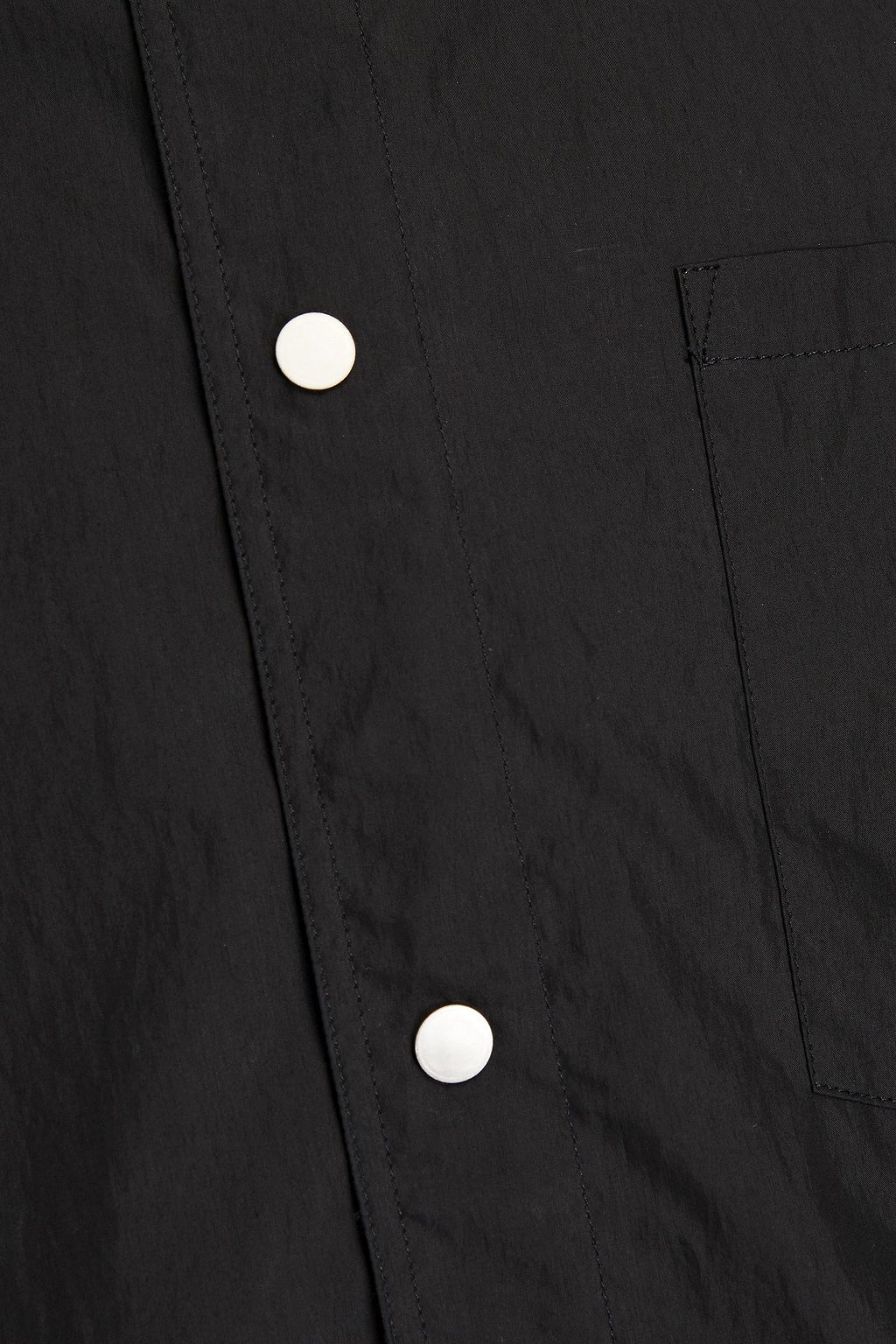 VALENTINO Crinkled cotton-poplin shirt