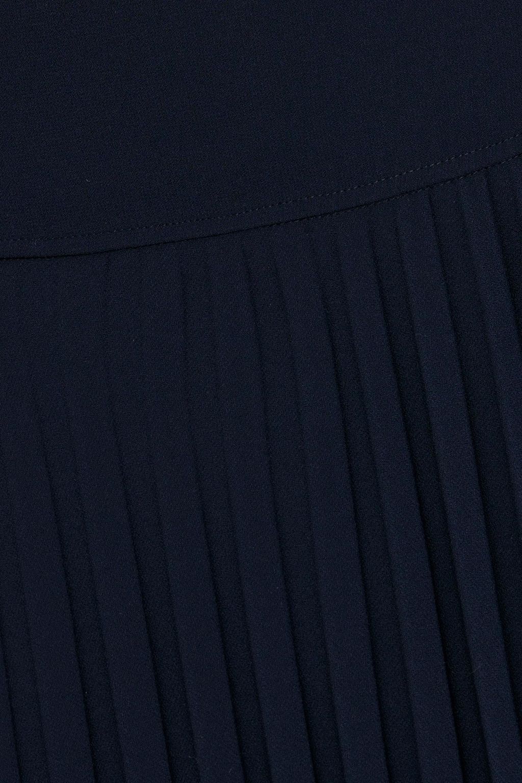 CHLOÉ Pleated crepe maxi skirt