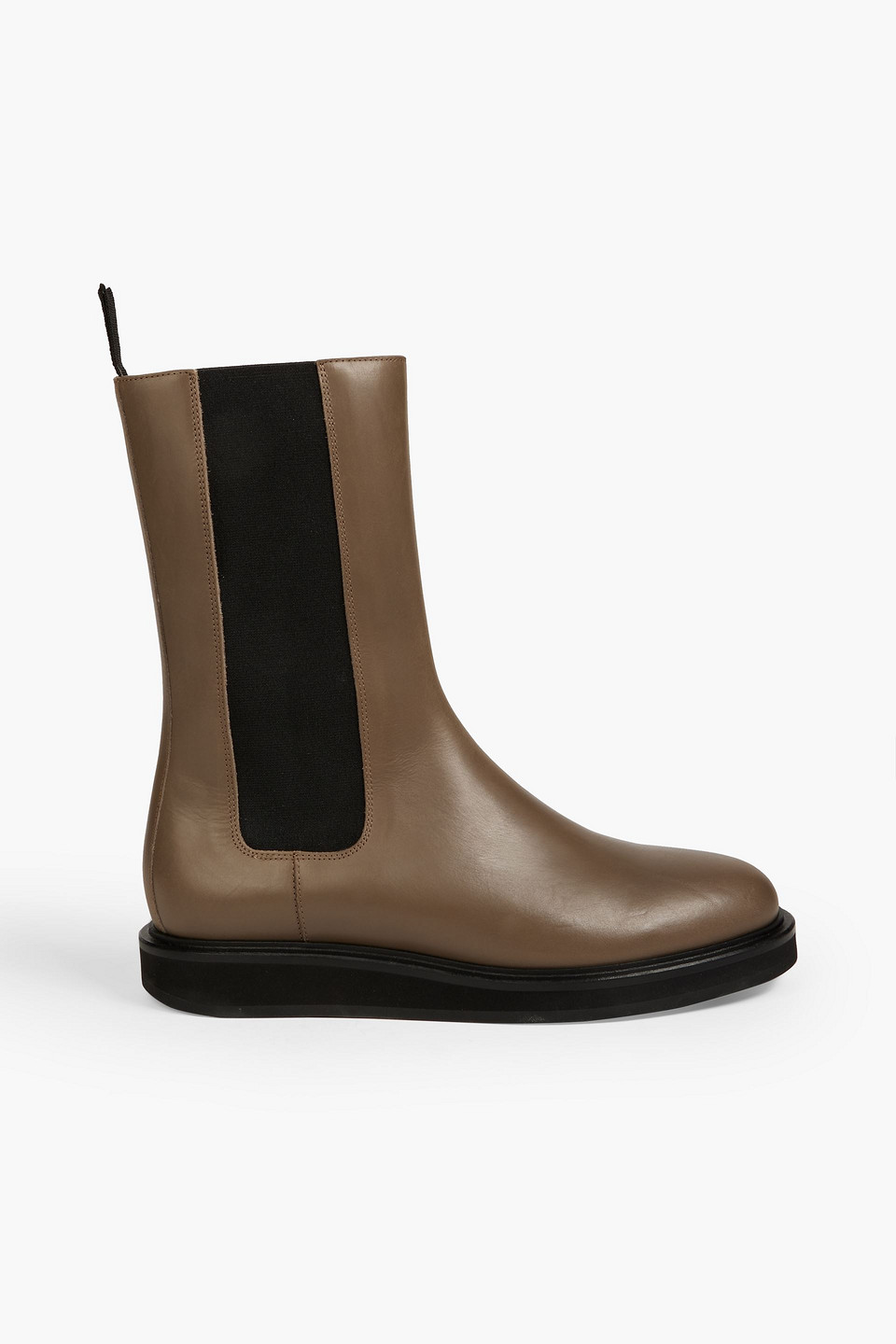 Legres 18 Leather Chelsea Boots In Taupe