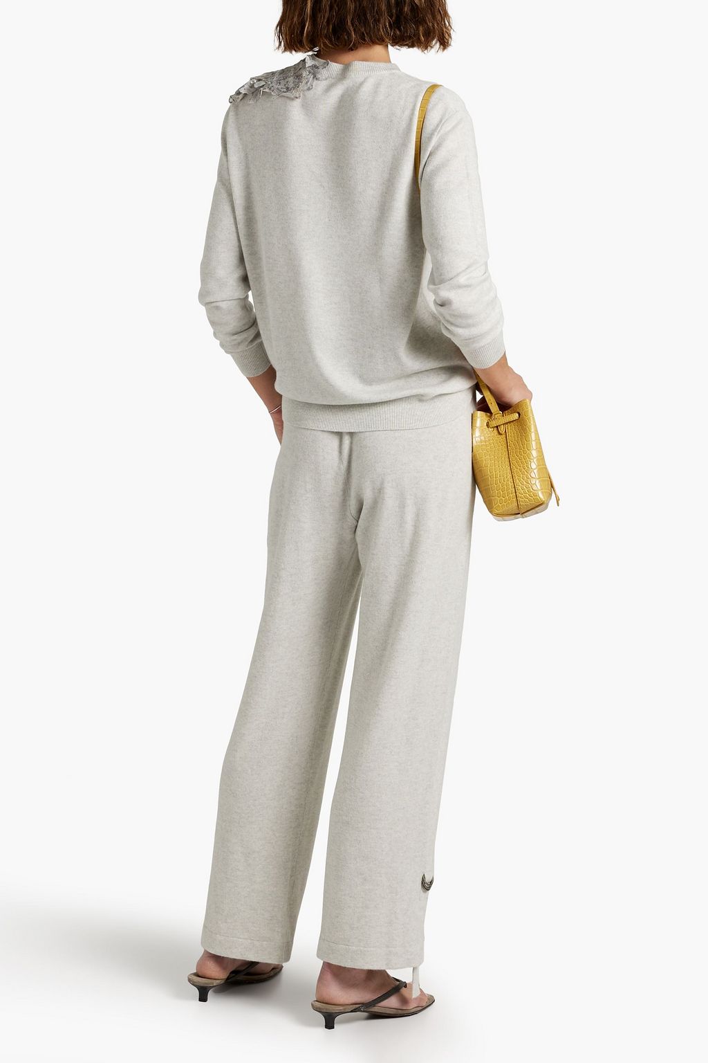BRUNELLO CUCINELLI Embellished cashmere sweater