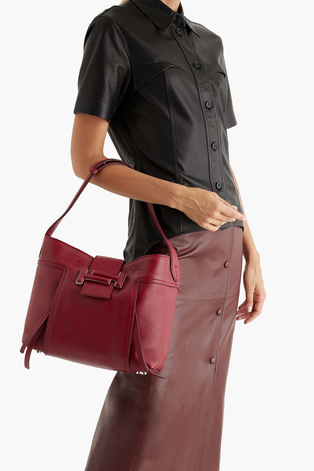 TOD'S Double T leather tote