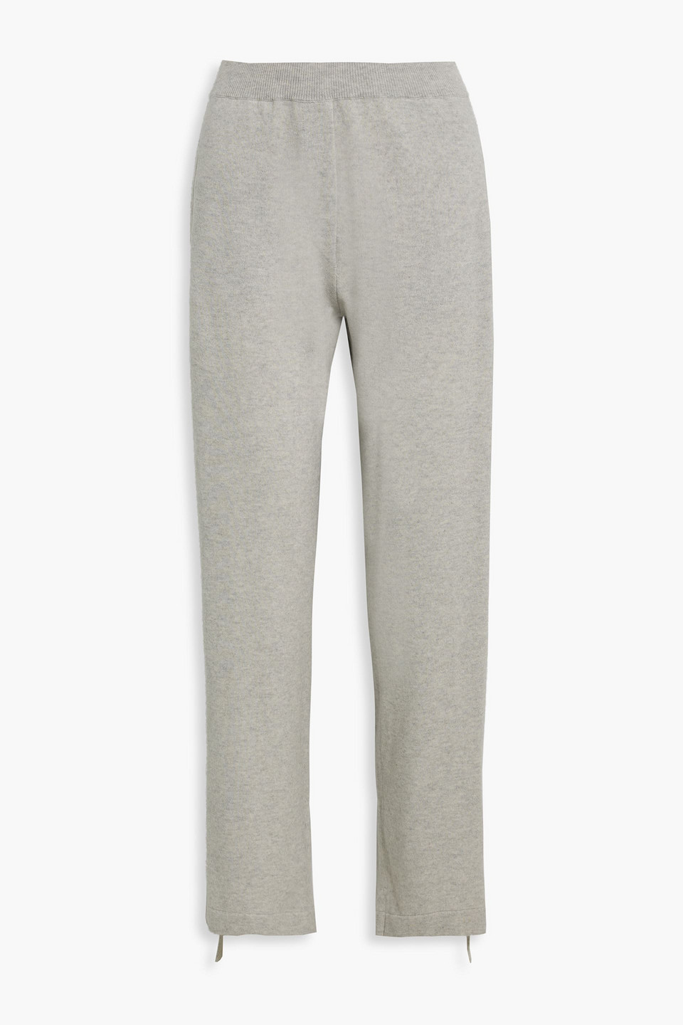 brunello cucinelli - embellished cashmere track pants - gray - m