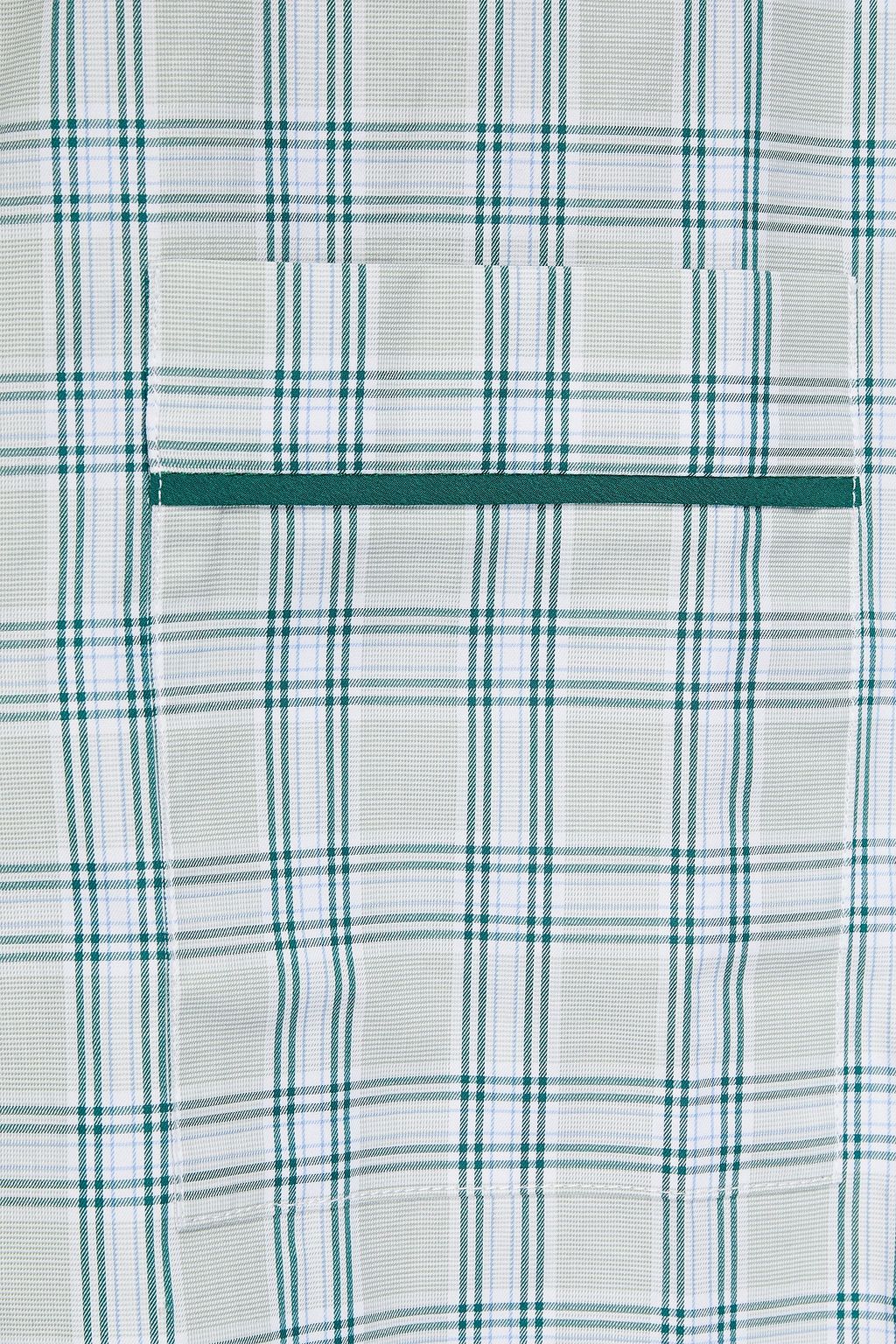 VICTORIA, VICTORIA BECKHAM Checked cotton pajama set